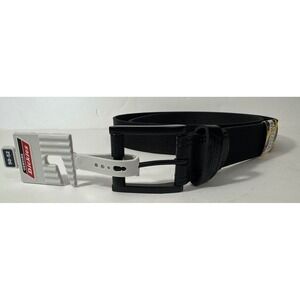 Genuine Dickies Belt Men 50-52 Industrial Strength Black Nylon Leather Work NEW